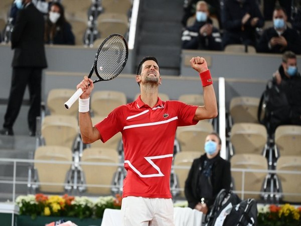 Serbian tennis player Novak Djokovic (Photo/ Roland-Garros Twitter)