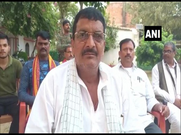 JDU leader Nunu Singh in Lakhisarai (Photo/ANI)