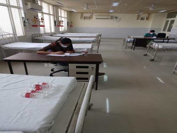 Two nurses from Patiala's Rajindra Hospital, who despite testing positive for COVID-19, requested to appear for their exam from the isolation ward.