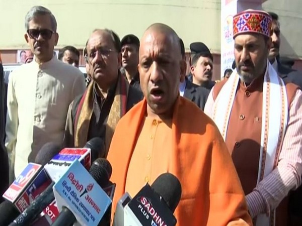 Uttar Pradesh Chief Minister Yogi Adityanath speaking to media in Lucknow on Friday. Photo/ANI