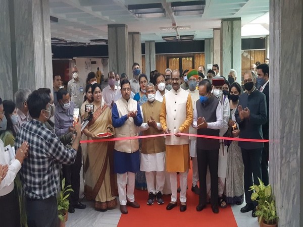 Om Birla inauguratIing CGHS health camp in Parliament House Annexe (Photo/ANI)
