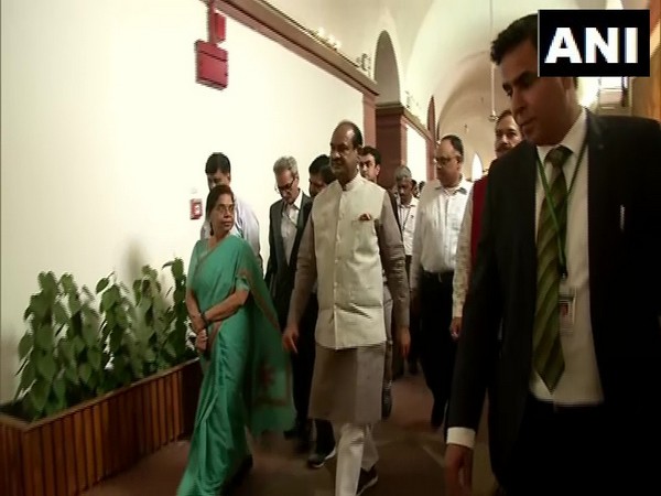 Lok Sabha Speaker Om Birla at Parliament on Friday.