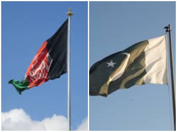 Afghanistan and Pakistan flags