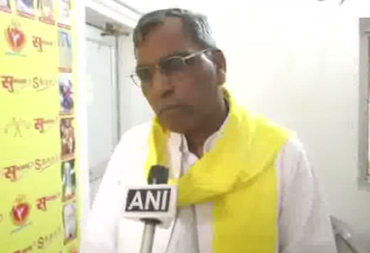 Suheldev Bharatiya Samaj Party chief OP Rajbhar while speaking to ANI on Tuesday. Photo/ANI