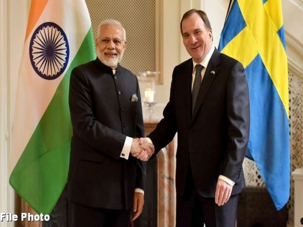 Prime minister Narendra Modi and his Swedish counterpart Stefan Lofven 