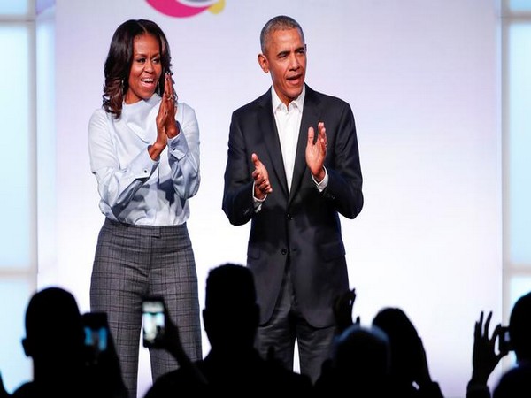 Michelle Obama and Barack Obama