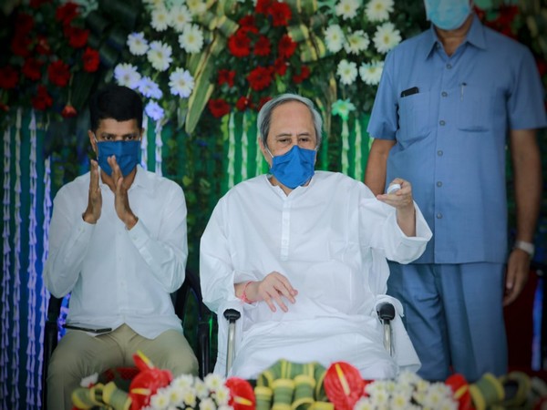 Odisha Chief Minister Naveen Patnaik launching distribution of Smart Health Cards Nuapada and Kalahandi district