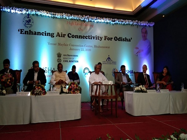 Meeting on Enhancing Air Connectivity for Odisha in Bhubaneswar on Wednesday Photo/ANI