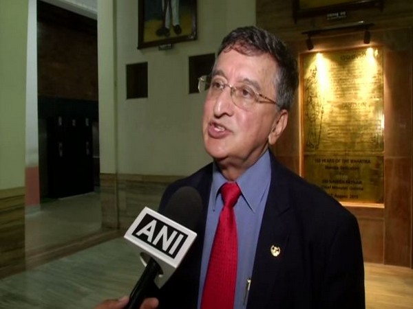 The United Nations World Food Programme (UNWFP) Representative in India Bishow Parajuli speaking to ANI in Bhubaneswar, Odisha on Wednesday. (Photo/ANI)