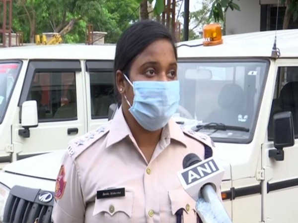 Banita Moharana, Inspector Incharge of Women Police Station Bhubaneswar, speaking to ANI on Monday. Photo/ANI