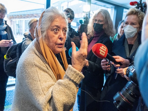 Afghan Women's Network founder Mahbouba Seraj Siraj speaks with the press at the Soria Moria hotel in Oslo. (Photo Credit - Reuters)