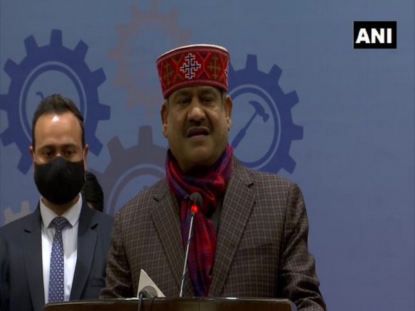 Lok Sabha Speaker Om Birla speaking at the MSME National Conclave on Thursday (Photo/ANI).