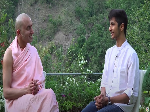 Om Swami, Founder of Black Lotus, Meditation Expert and Author with Chess Grandmaster Vidit Gujrathi