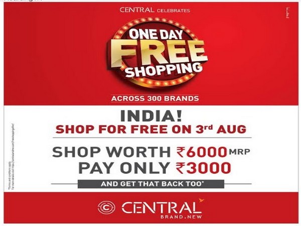 One Day Free Shopping on 3rd August