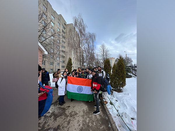 Indian students evacuated from Ukraine's Sumy.