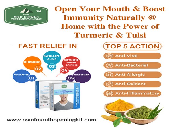 Open the mouth and boost immunity naturally with the power of turmeric and Tulsi during lockdown