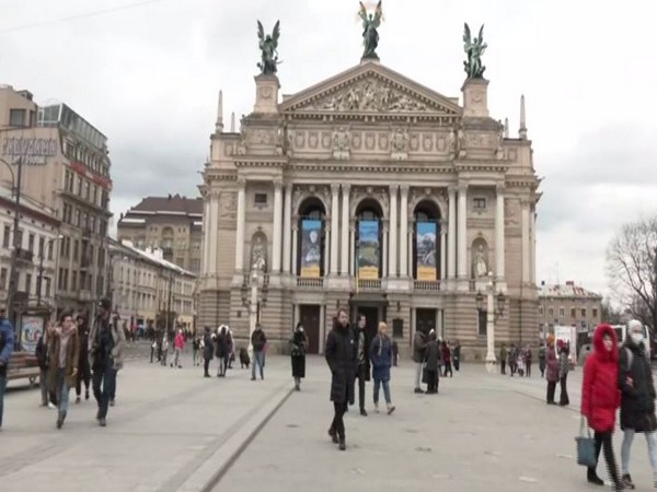 Famous Opera House of Ukraine in Lviv.