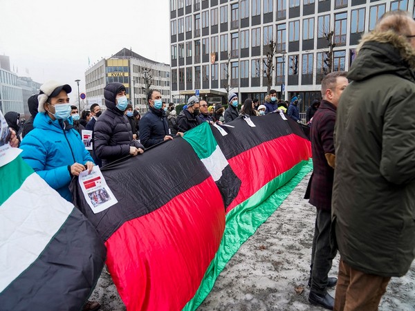 Afghans in Norway protesting against Taliban delegation. (Photo Credit - Reuters)