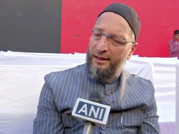AIMIM chief Asaduddin Owaisi speaking to NI in Hyderabad on Saturday. (Photo/ANI)