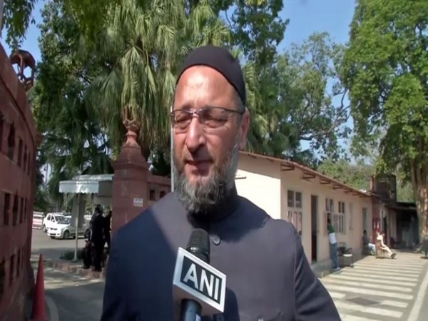 AIMIM president and Hyderabad MP Asaduddin Owaisi. Photo/ANI