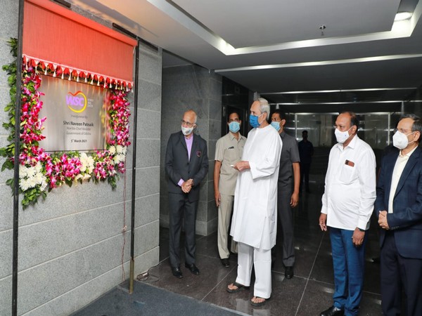 Visual of Odisha CM Naveen Patnaik inaugurating World Skill Centre (Photo/ANI)