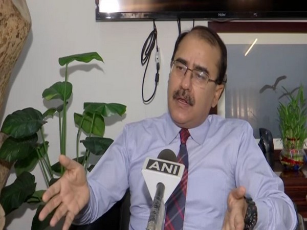 Principal Chief Conservator of Forests (PCCR) Jai Raj speaking to ANI in Dehradun on Friday. Photo/ANI