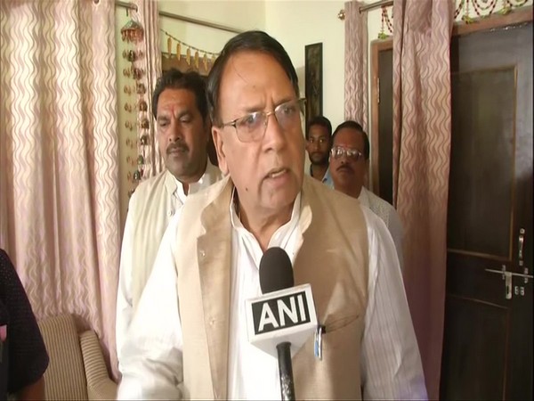 Madhya Pradesh Minister PC Sharma speaking to ANI in Bhopal on Sunday. Photo/ANI