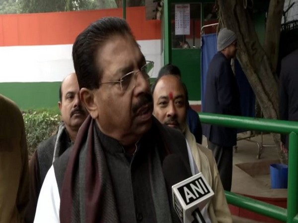 Senior Congress leader PC Chacko talking to ANI in New Delhi on Saturday. Photo/ANI