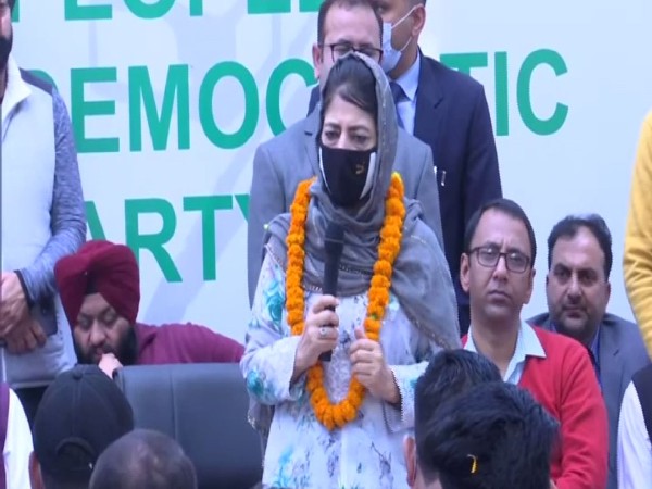 PDP Chief Mehbooba Mufti (Photo/ANI)