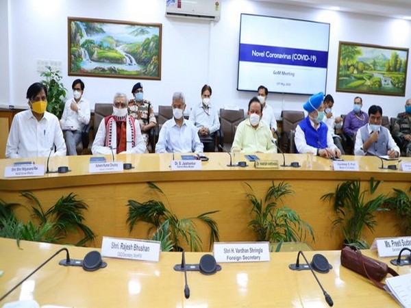 A visual from the meeting in New Delhi on Friday.      (Photo courtesy: Ministry of Health and Family Welfare)