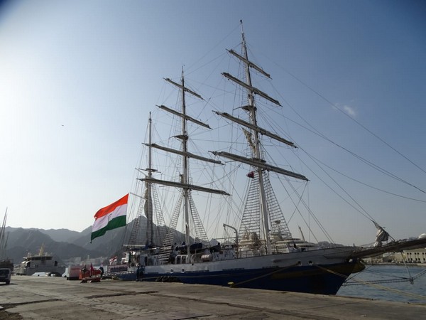 INS Sudarshini in Muscat (Photo/PIB)