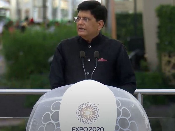 Union Minister Piyush Goyal participates at National Day Celebration at Al Wasl Plaza in Dubai