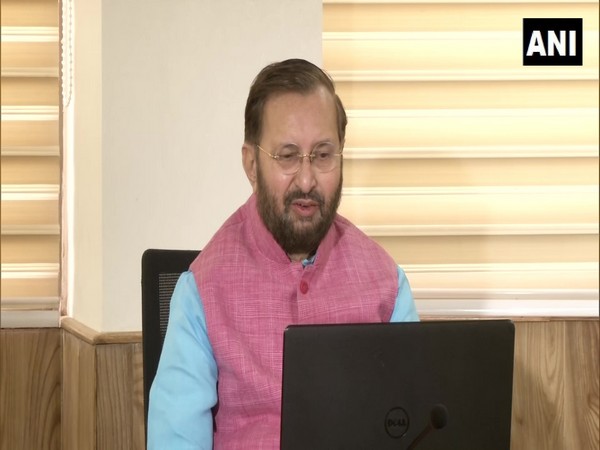Javadekar virtually launched a biomass plant to curb air pollution in Delhi, North India on Friday. (Photo/ANI)