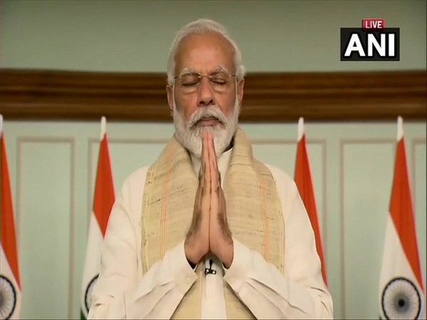 Prime Minister Narendra Modi paying tribute to soldiers who were killed in the violent face-off in Galwan valley, Ladakh. [Photo/ANI]