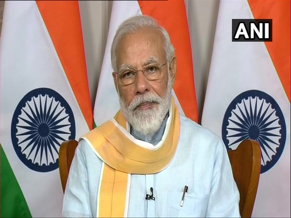 Prime Minister Narendra Modi speaking at the 25th foundation day of Rajiv Gandhi University of Health Sciences, Karnataka via video conference on Monday. [Photo/ANI]
