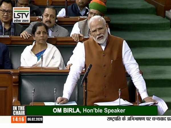 Prime Minister Narendra Modi speaking in Lok Sabha on Thursday.