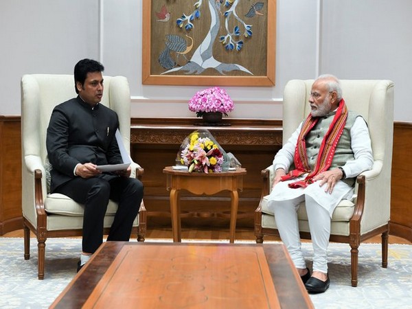 Tripura Chief Minister Biplab Kumar Deb called on Prime Minister Narendra Modi in Delhi