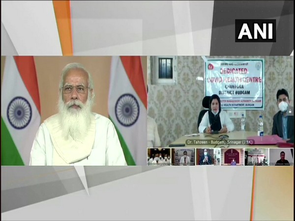 Prime Minister Narendra Modi interacting with doctors. (Photo/ ANI)