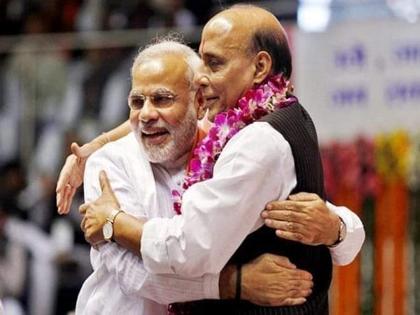 Prime Minister Narendra Modi with Union Minister Rajnath Singh (file photo)