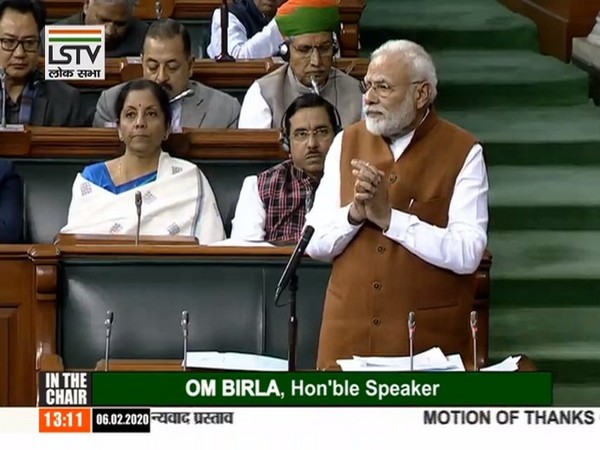 Prime Minister Narendra Modi speaking in Lok Sabha on Thursday.