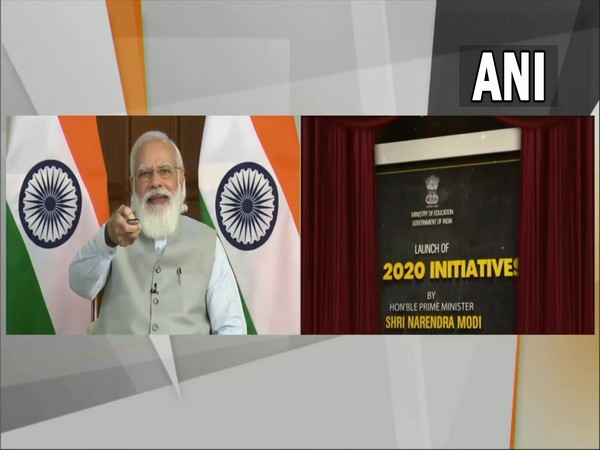 Prime Minister Narendra Modi inaugurates Shikshak Parv conclave. (Photo/ ANI)