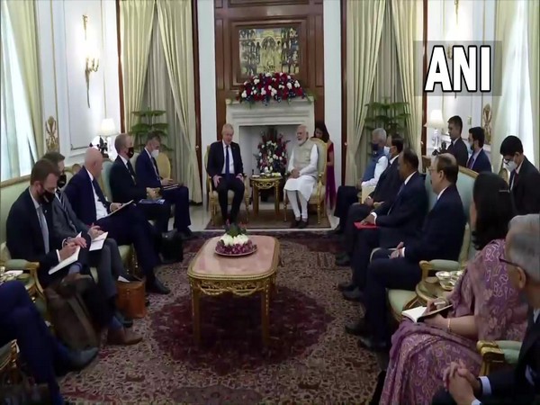 Prime Minister Narendra Modi hold talks with his UK counterpart Boris Johnson