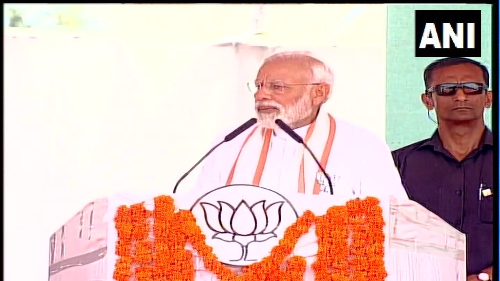 Prime Minister Narendra Modi while a ddressing public gathering at Ramanathapuram on Saturday. Photo/ANI
