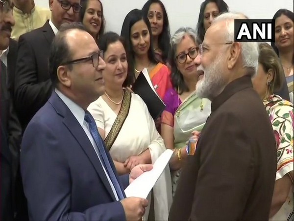 Prime Minister Narendra Modi met a delegation of Kashmiri Pandits community in Houston on Saturday. 