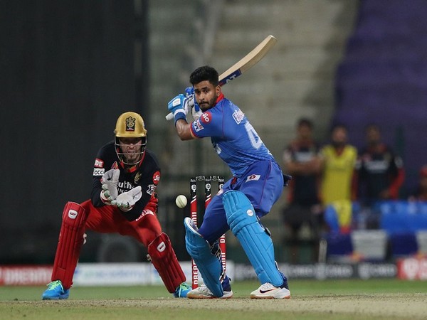 Delhi Capitals' skipper Shreyas Iyer in action against RCB (Photo/ iplt20.com)