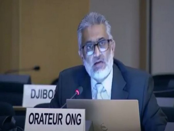 Activist Sajjad Raja speaking at 45th Session of the UN Human Rights Council in Geneva