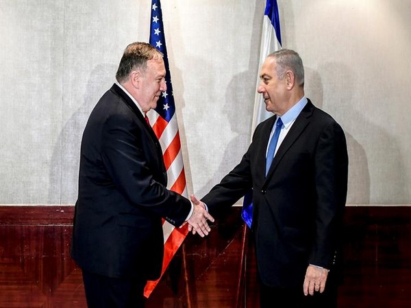 L to R: United States Secretary of State Michael Pompeo and Israeli Prime Minister Benjamin Netanyahu. 