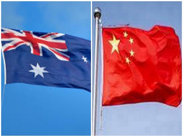 Australia and China flags
