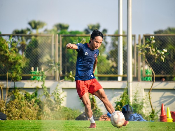 Rajasthan United FC's Gyamar Nikum (Photo/I-League)