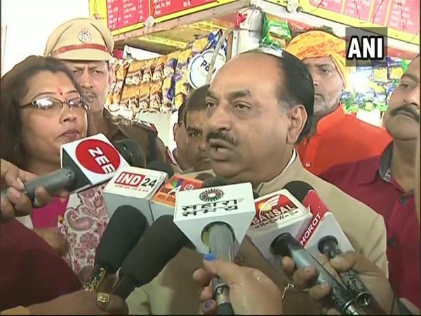 Railways Board PSC Chairman RC Ratn speaking to media at Bhopal railway station on Wednesday.